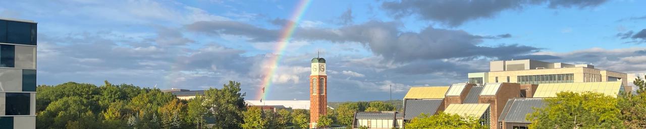 Rainbow over Clock Tower